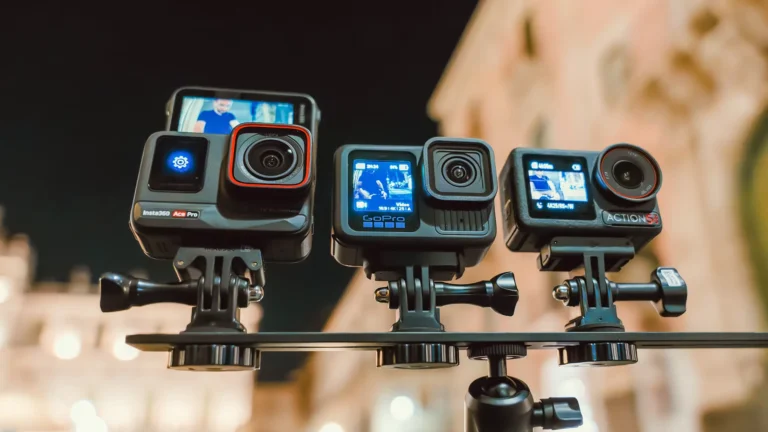 GoPro Hero 13 vs DJI Action 5 Pro vs Insta360 Ace Pro: Test notturno